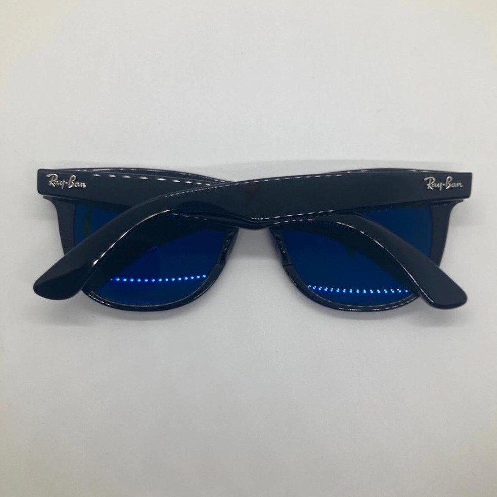 Ray-Ban Wayfarer Black  Polarized Sunglasses - Picture 6 of 8